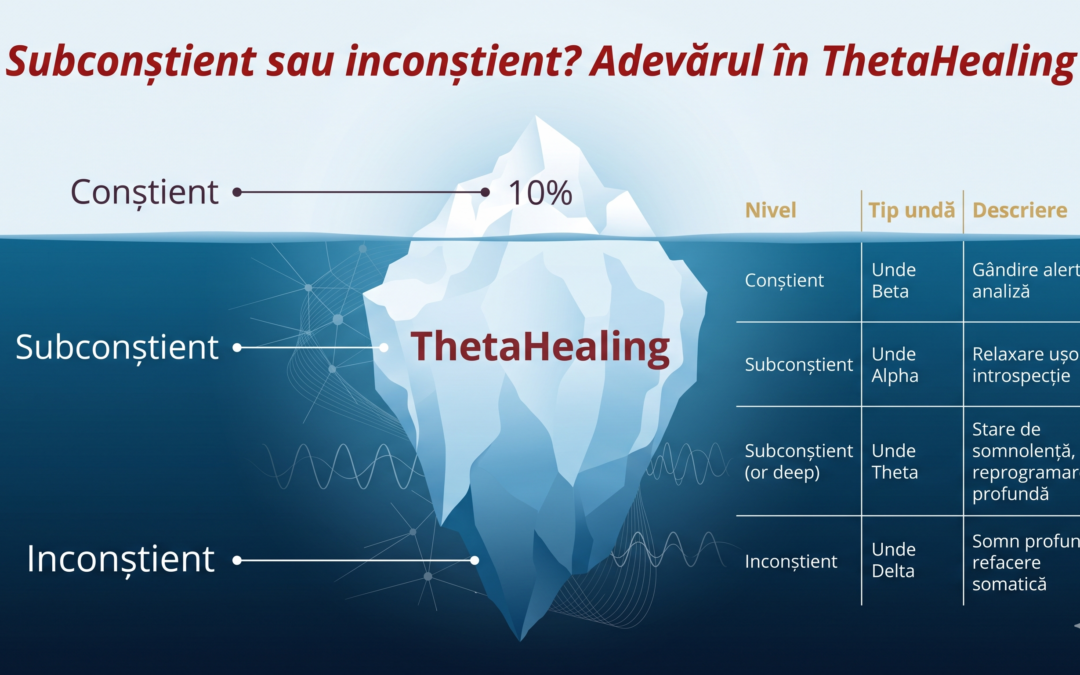 Subconștient sau inconștient? Adevărul în ThetaHealing®